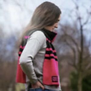 T-Mobile Tuesday’s Pink & Black Scarf